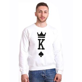 Tshirthane K Q King Queen Sevgili Kombinleri Uzunkollu Sweatshirt