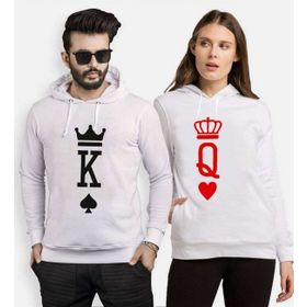 Tshirthane K Q King Queen Sevgili Kombinleri Uzunkollu Sweatshirt
