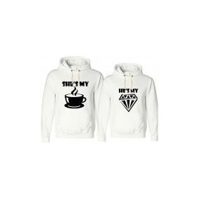 Tshirthane Kahve Elmas 2'li Sevgili Sweatshirt