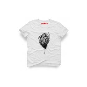 Tshirthane Kalbim Motorla Carpiyor Beyaz Erkek T-shirt