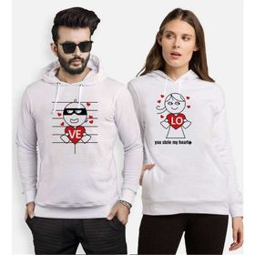 Tshirthane Kalbimin Hırsızı 2'li Sevgili Sweatshirt