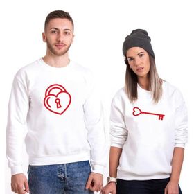 Tshirthane Kalbimin Kilidi Sevgili Kombinleri Sweatshirt Kombini