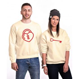 Tshirthane Kalbimin Kilidi Sevgili Kombinleri Sweatshirt Kombini