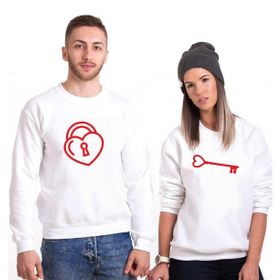 Tshirthane Kalbimin Kilidi Sevgili Kombinleri Sweatshirt Kombini