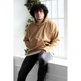Tshirthane Kapşonlu Oversize Polar Erkek Kapüşonlu Sweatshirt