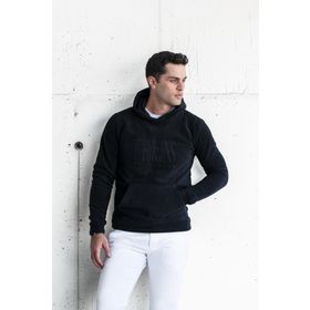 Tshirthane Kapşonlu Slimfit Polar Erkek Kapüşonlu Sweatshirt