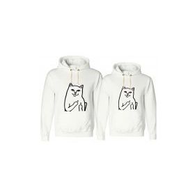 Tshirthane Kedi Sevgili Kombinleri Sweatshirt Kombini
