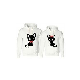 Tshirthane Kedi Sevgili Kombinleri Sweatshirt Kombini