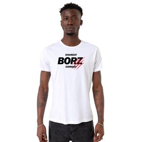 Tshirthane Khamzat Chimaev Borz Claw Beyaz Bisiklet Yaka Erkek T-shirt