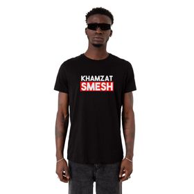 Tshirthane Khamzat Chimaev Smesh Siyah Erkek T-shirt