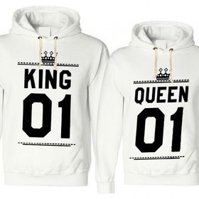 Tshirthane King 01 Queen Sevgili Kombinleri Sweatshirt Kombini