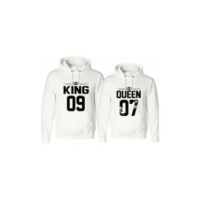 Tshirthane King 09 Queen 07 2'li Sevgili Sweatshirt