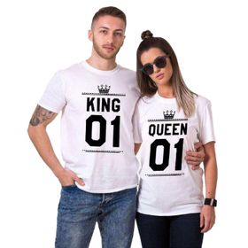 Tshirthane King Queen 01 2'li Sevgili T-shirt