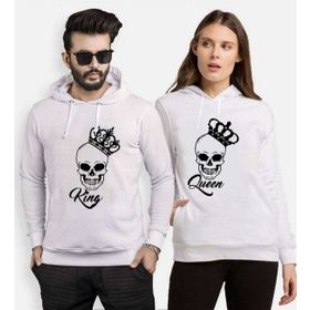 Tshirthane King Queen Kurukafa 2'li Sevgili Sweatshirt
