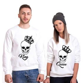 Tshirthane King Queen Kurukafa Sevgili Kombinleri T-shirt Kombini