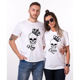 Tshirthane King Queen Kurukafa Sevgili Kombinleri T-shirt Kombini