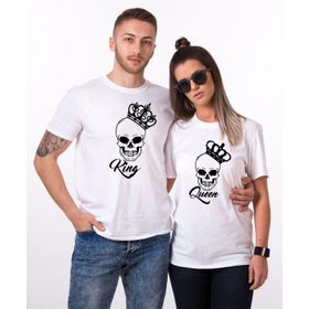 Tshirthane King Queen Kurukafa Sevgili Kombinleri T-shirt Kombini