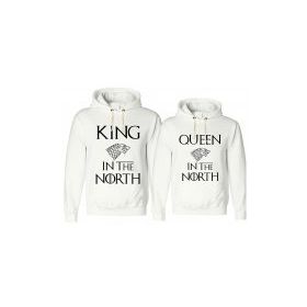 Tshirthane King Queen Stark 2'li Sevgili Sweatshirt