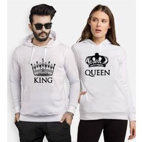 Tshirthane King Taç Queen 2'li Sevgili Sweatshirt