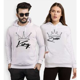 Tshirthane King Taç Queen 2'li Sevgili Sweatshirt