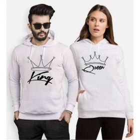 Tshirthane King Taç Queen 2'li Sevgili Sweatshirt