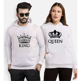 Tshirthane King Taç Queen 2'li Sevgili Sweatshirt
