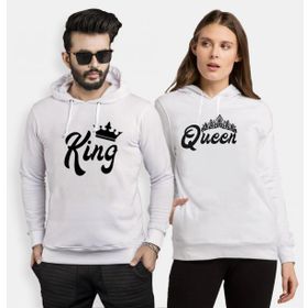Tshirthane King Taç Queen Sevgili Kombinleri Sweatshirt Kombini