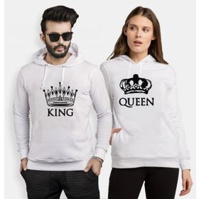 Tshirthane King Taç Queen Sevgili Kombinleri Sweatshirt Kombini