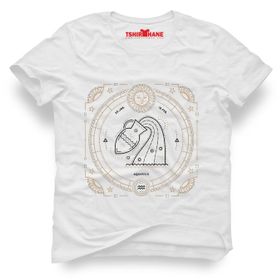 Tshirthane Kova Burcu Aquarius Siyah Erkek Tshirt