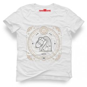 Tshirthane Kova Burcu Aquarius Siyah Erkek Tshirt