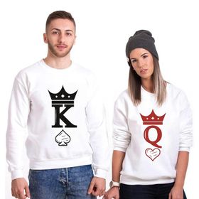 Tshirthane Kral Kız Sevgili Kombinleri Sweatshirt Kombini
