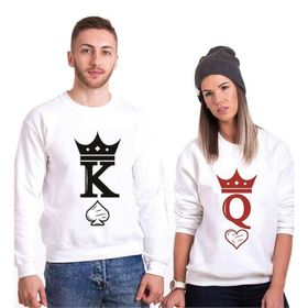 Tshirthane Kral Kız Sevgili Kombinleri Sweatshirt Kombini