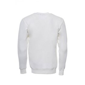 Tshirthane Krem Baskılı Bisiklet Yaka Erkek Sweatshirt