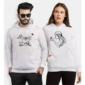 Tshirthane Kurbağa Prens 2'li Sevgili Sweatshirt