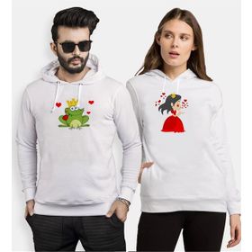 Tshirthane Kurbağa Prenses 2'li Sevgili Sweatshirt