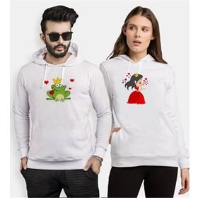 Tshirthane Kurbağa Prenses 2'li Sevgili Sweatshirt