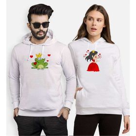 Tshirthane Kurbağa Prenses 2'li Sevgili Sweatshirt
