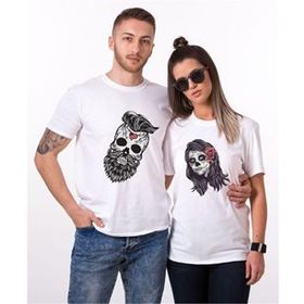 Tshirthane Kurukafa Sevgili Kombinleri T-shirt Kombini