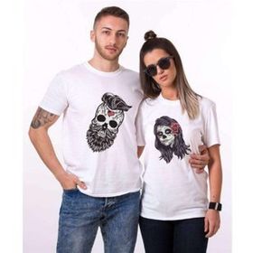 Tshirthane Kurukafa Sevgili Kombinleri T-shirt Kombini