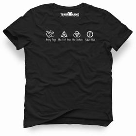 Tshirthane Led Zeppelin Name Siyah Erkek Tshirt