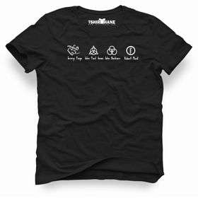 Tshirthane Led Zeppelin Name Siyah Erkek Tshirt