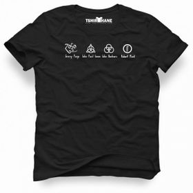 Tshirthane Led Zeppelin Name Siyah Erkek Tshirt