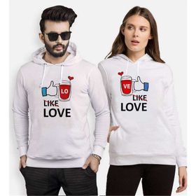 Tshirthane Like Love 2'li Sevgili Sweatshirt