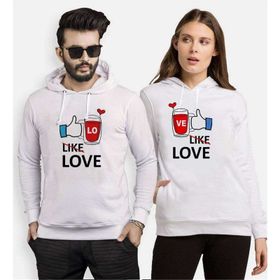 Tshirthane Like Love 2'li Sevgili Sweatshirt
