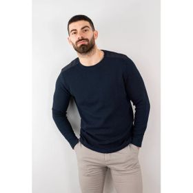 Tshirthane Likralı Lacivert Erkek Sweatshirt