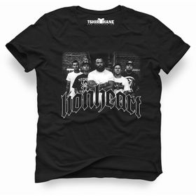 Tshirthane Lionheart Band Siyah Erkek T-shirt