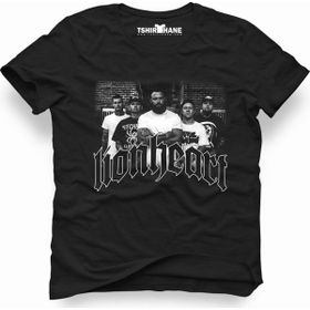 Tshirthane Lionheart Band Siyah Erkek T-shirt