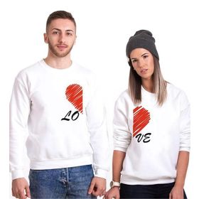 Tshirthane Lo Ve Çizgi Sevgili Kombinleri Sweatshirt Kombini