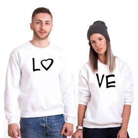 Tshirthane Lo Ve Kalp Sevgili Kombinleri Sweatshirt Kombini