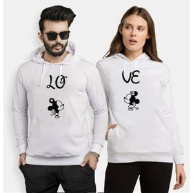 Tshirthane Lo Ve Öpücük Mause Sevgili Kombinleri Sweatshirt Kombini